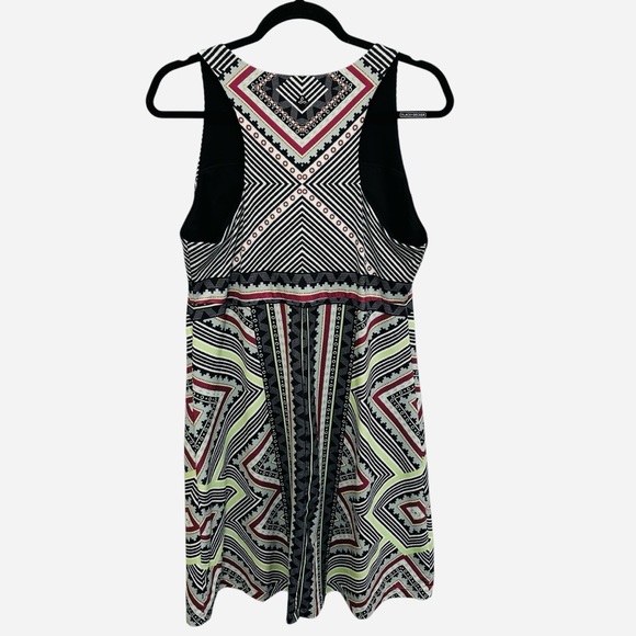 Prana Ariel geometric print athleisure sleeveless dress with built in bra XL - Picture 9 of 9